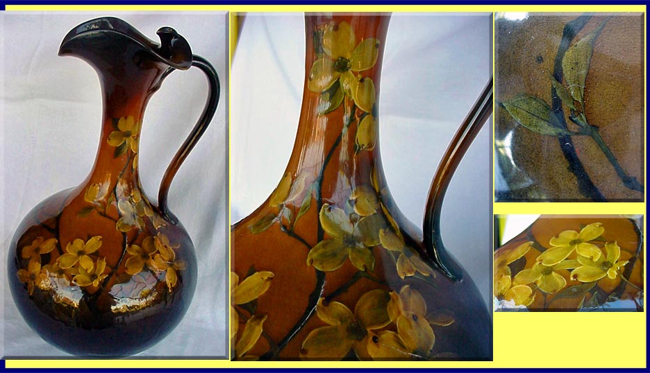 Antique Rookwood K Shirayamadani Art Vase Handpainted 14 3/4" c1897 (2985)