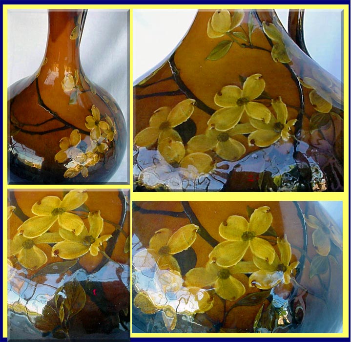 Antique Rookwood K Shirayamadani Art Vase Handpainted 14 3/4" c1897 (2985)