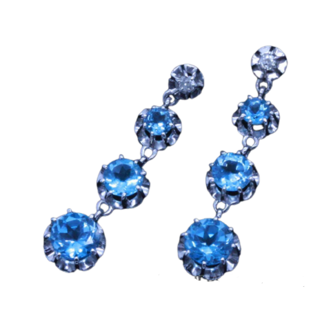 December Birthstone Sky blue Antique Jewelry - Post 250