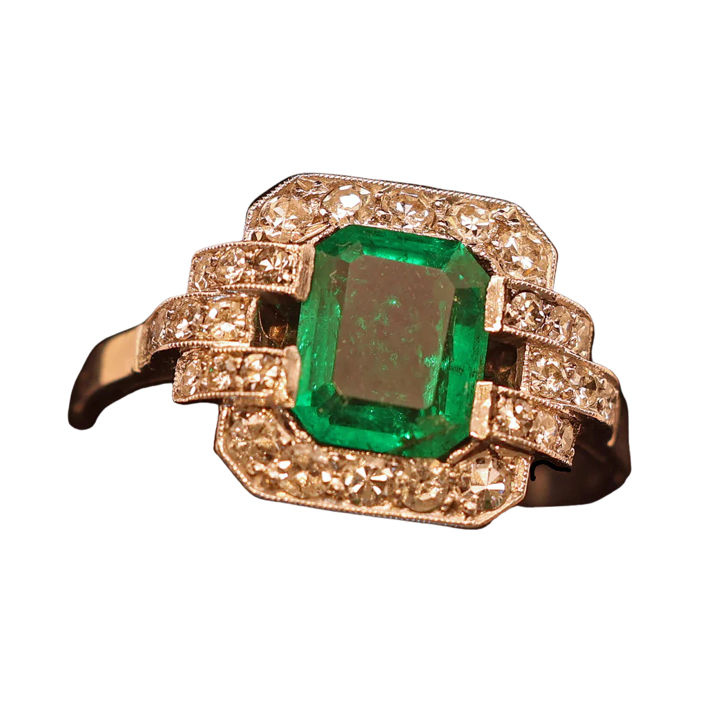May birthstone Emeralds in antique jewelry - Post 15.
