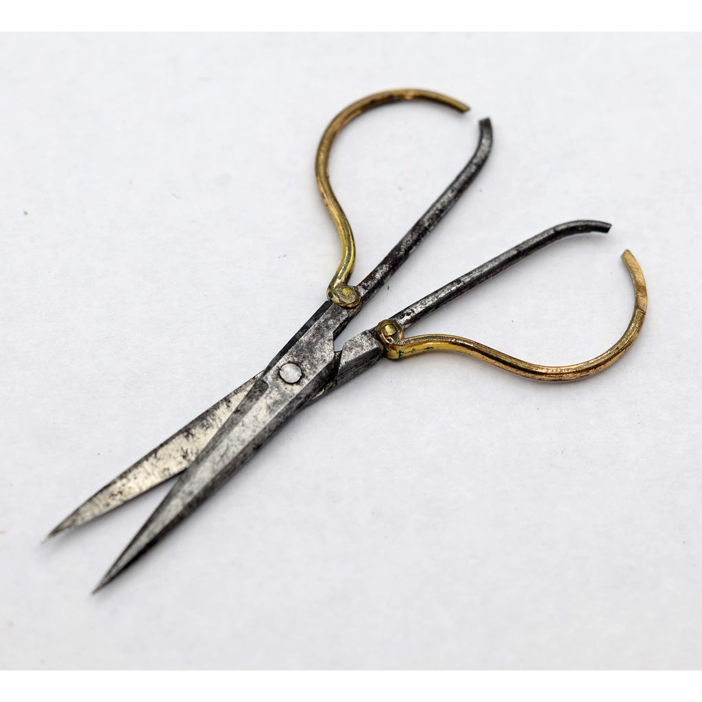 Antique Georgian etui gilt hardstone metal necessaire full set implements (4137)