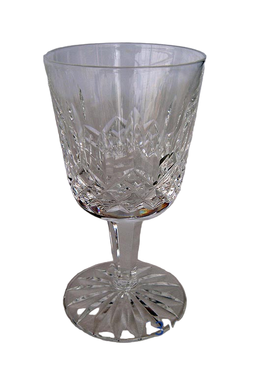 Waterford vintage set 13 signed cut glass  sherry wine glasses (4245)