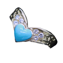 Vintage Van Cleef & Arpels VCA France Ring Gold Diamonds Turquoise Heart (6968)