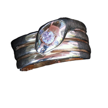 Carlo Giuliano Snake Ring Antique 18k Gold Diamond Revivalist unisex (6507)