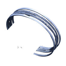 Antique Art Deco Set 4 Bangle Bracelets Silver Diamonds French 1910-1920 (7030)