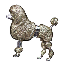 Vintage 14k Gold Brooch French Poodle Dog Made Sloan Co New York C1950