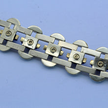 Wolfers Bruxelles Vintage Retro Bracelet Gold Lapis Lazuli luxurious (7427)