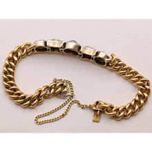 Antique Victorian chain bracelet 18k gold diamonds gems ruby sapphire GIA (7536)