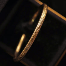 Antique Victorian bangle bracelet for child gold filled (7578)