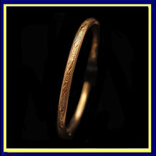 Antique Victorian bangle bracelet for child gold filled
