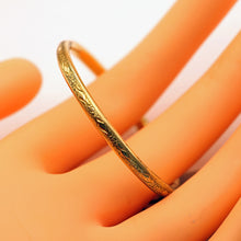 Antique Victorian bangle bracelet for child gold filled (7578)