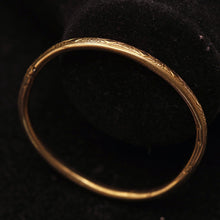 Antique Victorian bangle bracelet for child gold filled (7578)