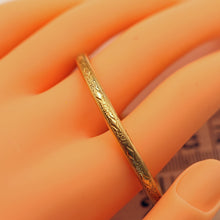 Antique Victorian bangle bracelet for child gold filled (7578)