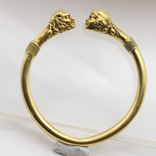 Antique Art Nouveau bangle bracelet Arm ring 18k gold Nymph Satyr French (7591)