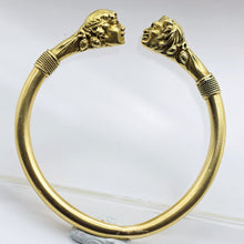 Antique Art Nouveau bangle bracelet Arm ring 18k gold Nymph Satyr French (7591)