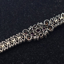 Antique bracelet No-heat Burma rubies diamonds silver gold GIA certificate (7707)