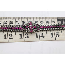 Antique bracelet No-heat Burma rubies diamonds silver gold GIA certificate (7707)