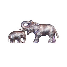 Antique Victorian Brooch 18k Gold Elephant Baby Elephant Unisex Happy (7219)