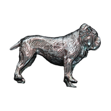 Antique Victorian brooch gold English bulldog dog 19th century Unisex (7420)