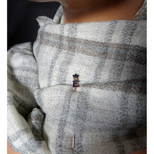 Antique King Edward Royal Pin 15ct Gold Enamel Prince of Wales Feathers (7594)