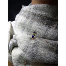 Antique King Edward Royal Pin 15ct Gold Enamel Prince of Wales Feathers (7594)