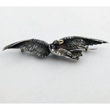 silver eagle brooch
