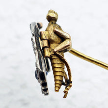 Antique Victorian butterfly brooch pin gold diamonds sapphire ruby French (7674)