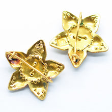 Antique Vintage Earrings Pearls Gold Bukhara Uzbekistan Ethnic beauty (6174)