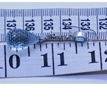 Antique Pendant Earrings Platinum Diamonds Aquamarine Briolette w Appraisal(6975)