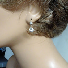 Antique Victorian Earrings 18k gold platinum diamonds sleepers French (7320)