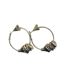 Boucheron earrings 18k gold diamond hoop earrings Exquises Confidences (7425)