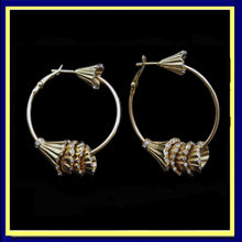 Boucheron earrings 18k gold diamond hoop earrings Exquises Confidences (7425)