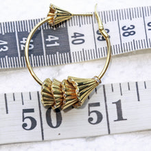 Boucheron earrings 18k gold diamond hoop earrings Exquises Confidences (7425)