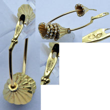 Boucheron earrings 18k gold diamond hoop earrings Exquises Confidences (7425)