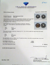 Antique French Earrings Ear clips diamonds pearls gold silver big flowers (7541)