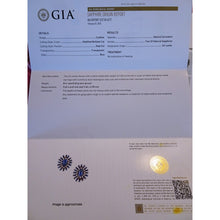 Vintage Retro earrings GIA cert sapphires diamonds gold silver starburst (7687)