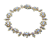 Antique Georgian Victorian Necklace Gold Aquamarine Pink Topaz Appraisal (6495)