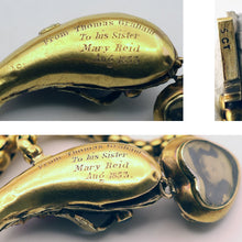 Antique snake necklace heart locket gold GIA Burmese sapphires provenance (7550)