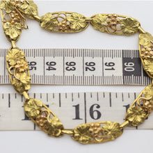 ARNOULD Art Nouveau convertible necklace bracelets 18k yellow & pink gold (7619)