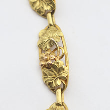 ARNOULD Art Nouveau convertible necklace bracelets 18k yellow & pink gold (7619)