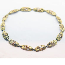 ARNOULD Art Nouveau convertible necklace bracelets 18k yellow & pink gold