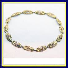 ARNOULD Art Nouveau convertible necklace bracelets 18k yellow & pink gold (7619)