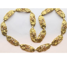 ARNOULD Art Nouveau convertible necklace bracelets 18k yellow & pink gold (7619)