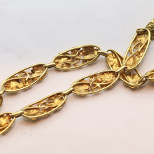 ARNOULD Art Nouveau convertible necklace bracelets 18k yellow & pink gold (7619)