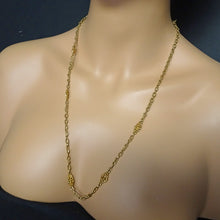 LOUIS WIESE Antique chain necklace 18k gold Renaissance Revival French 19c (7647)