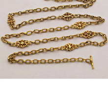 LOUIS WIESE Antique chain necklace 18k gold Renaissance Revival French 19c (7647)