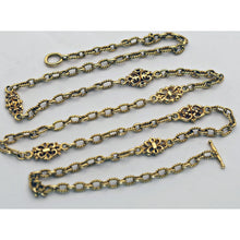 LOUIS WIESE Antique chain necklace 18k gold Renaissance Revival French 