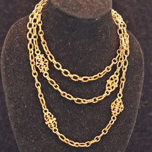 LOUIS WIESE Antique chain necklace 18k gold Renaissance Revival French 19c (7647)