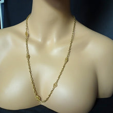 LOUIS WIESE Antique chain necklace 18k gold Renaissance Revival French 19c (7647)