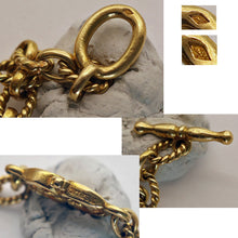 LOUIS WIESE Antique chain necklace 18k gold Renaissance Revival French 19c (7647)